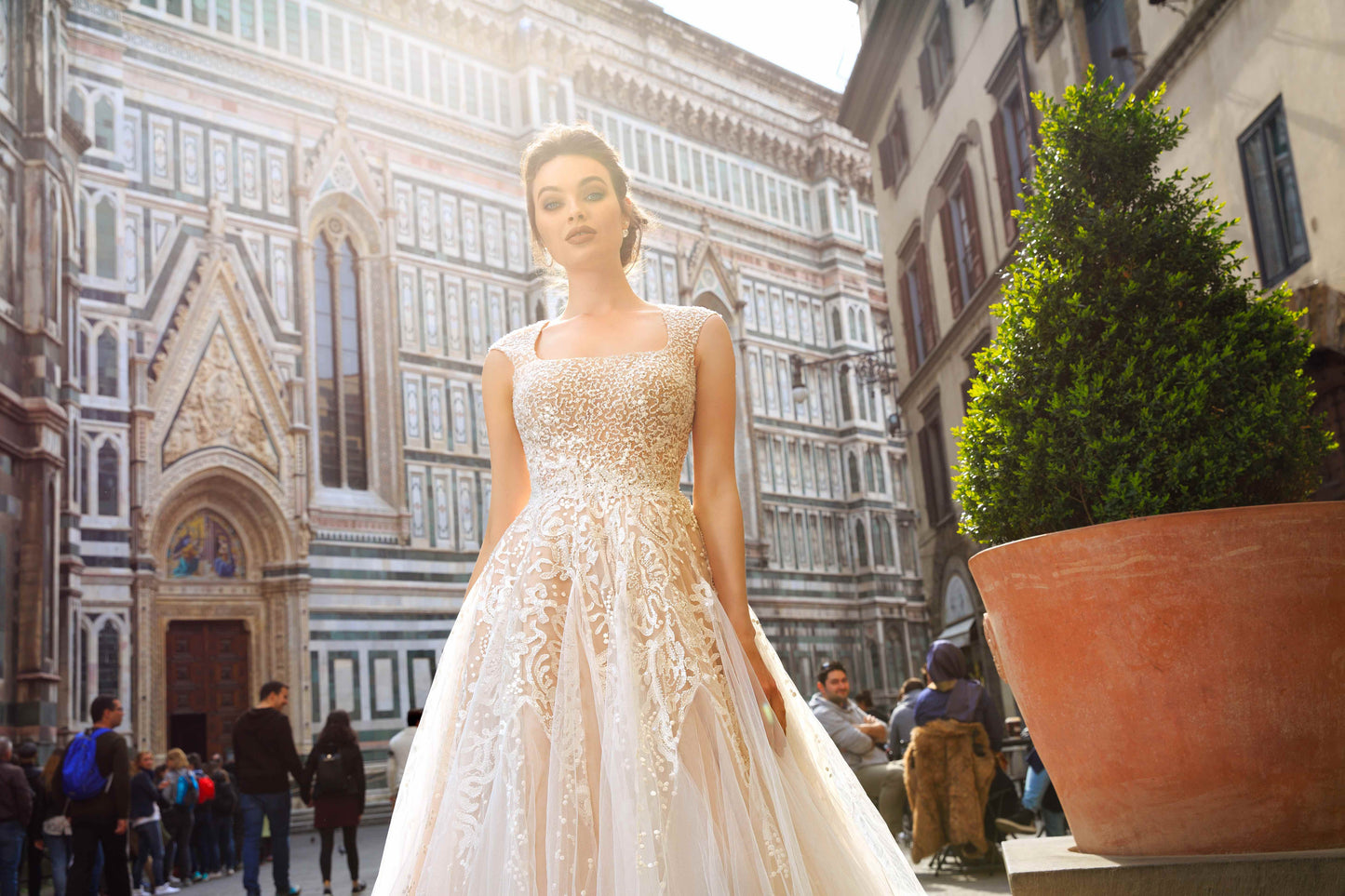 Simonetta Cattaneo — wedding dress by Innocentia