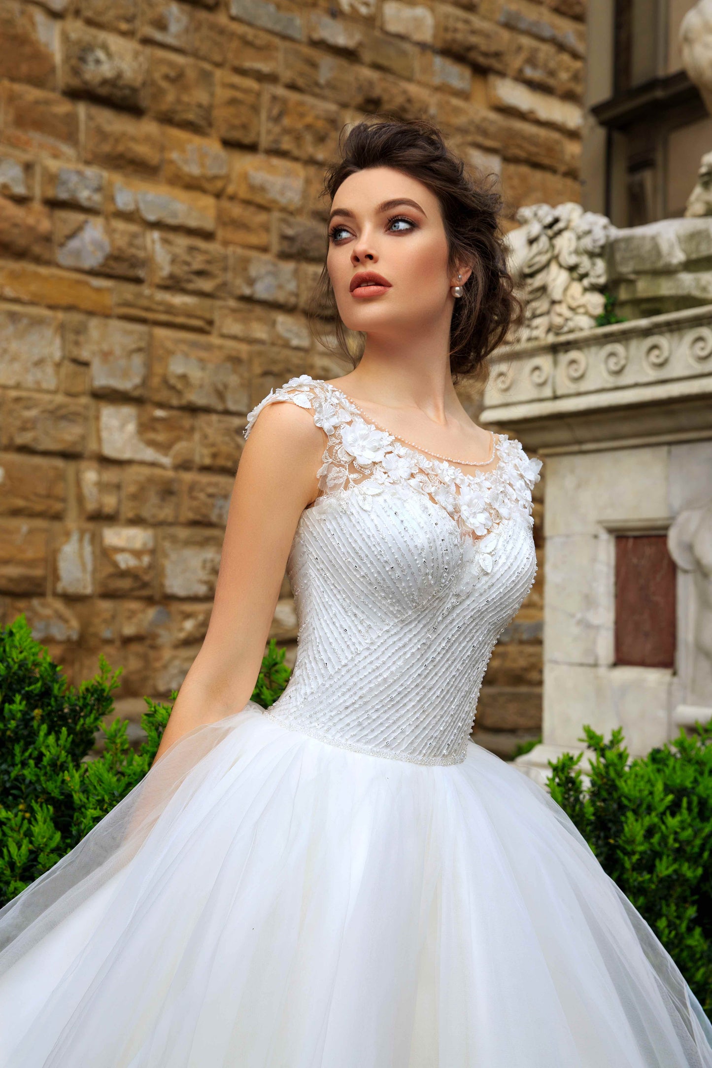 Gemma Donati — wedding dress by Innocentia