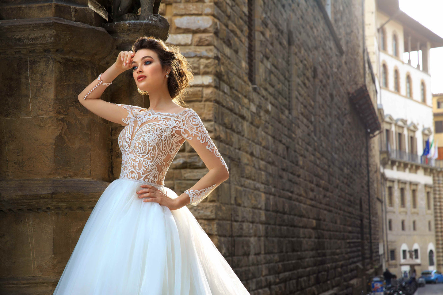 Agnese di Montefeltro — wedding dress by Innocentia