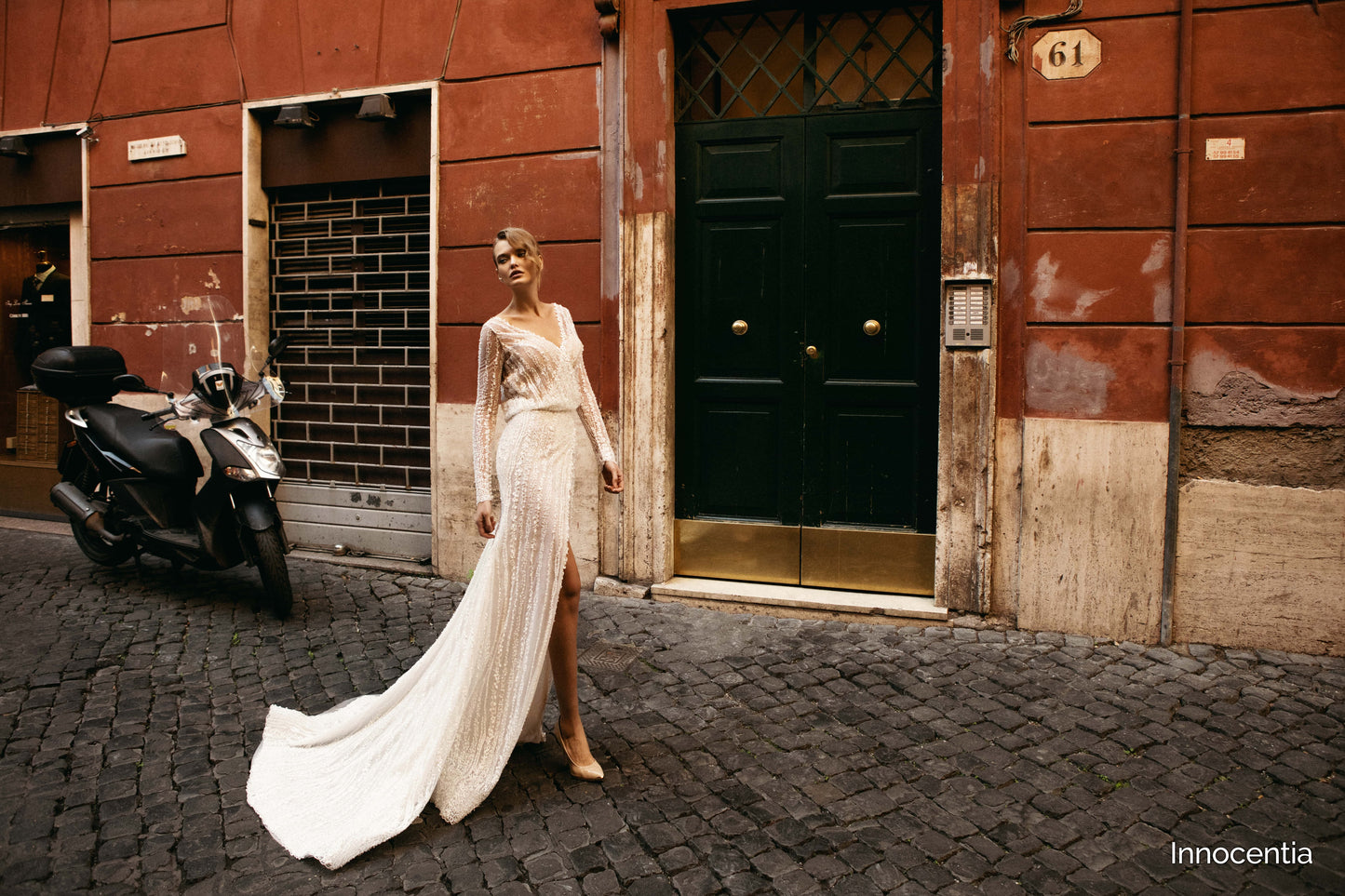 Giulia Domna — wedding dress by Innocentia