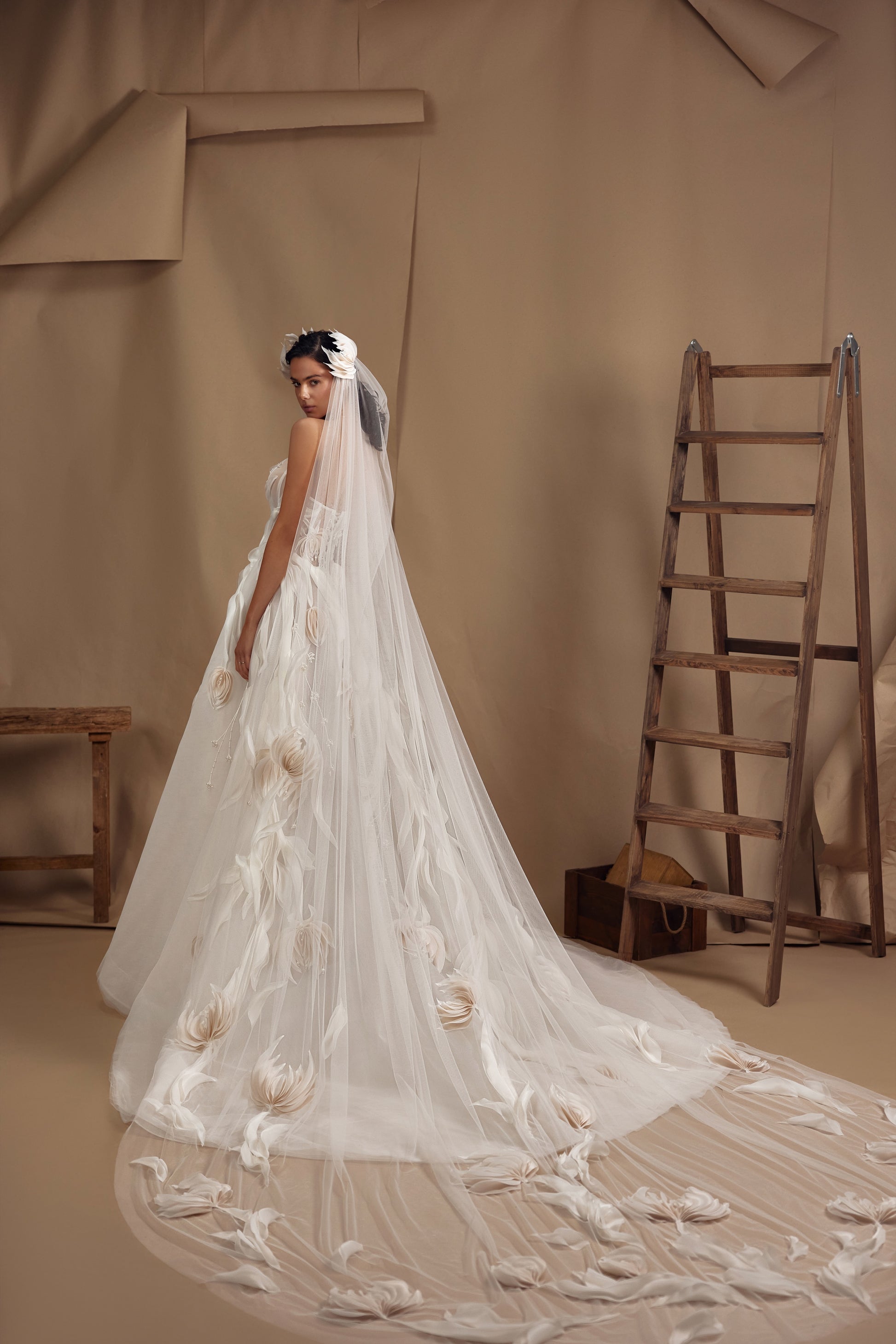 Fernande Olivier — wedding dress by Innocentia
