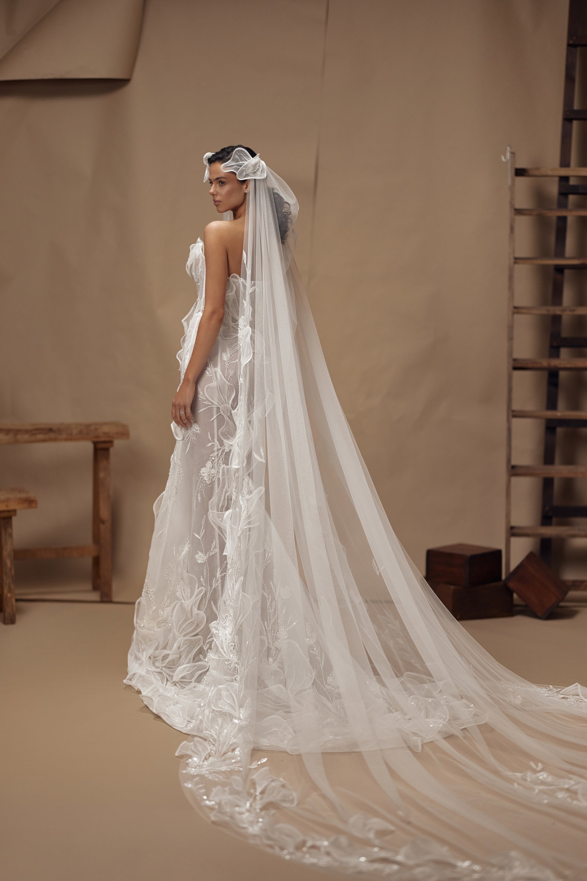 Isabella Brant — wedding dress by Innocentia