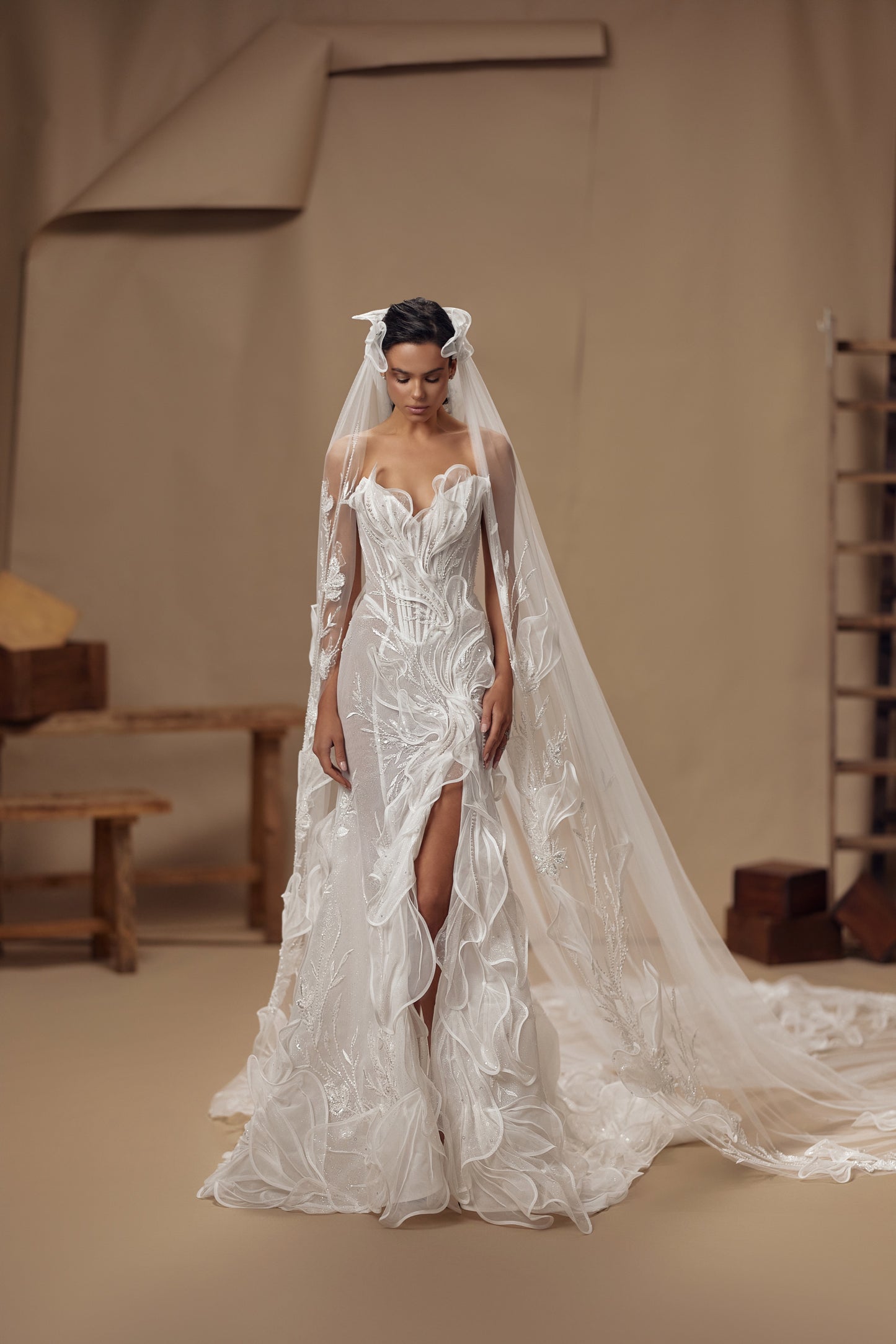 Isabella Brant — wedding dress by Innocentia