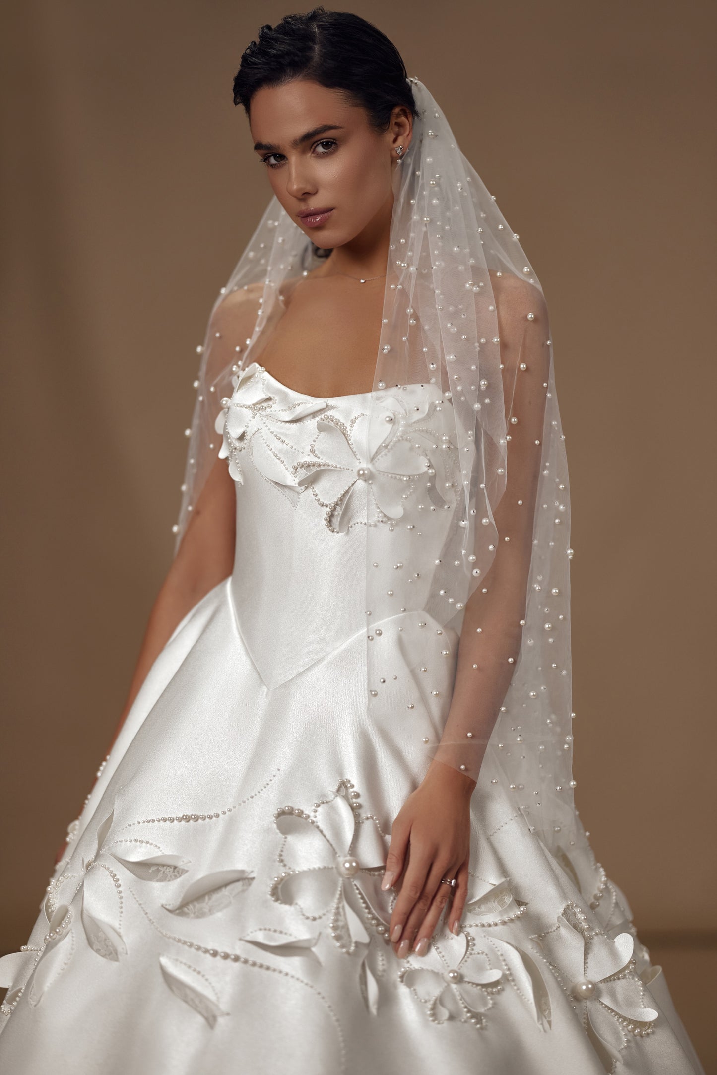 Lee Miller — wedding dress by Innocentia